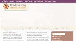 Desktop Screenshot of heartsjourneywellness.com